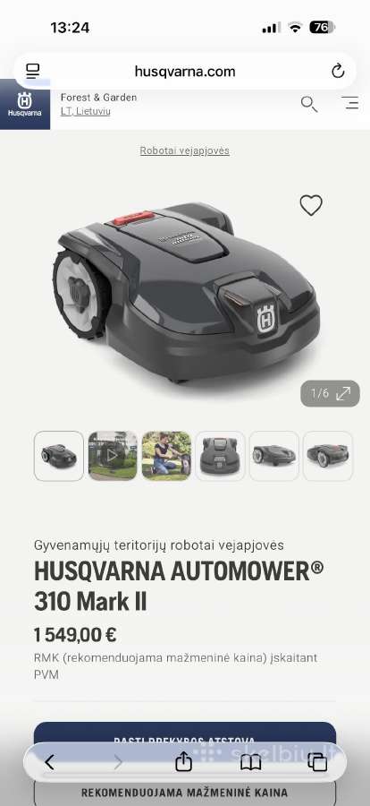Husqarna automover 310 Mark II