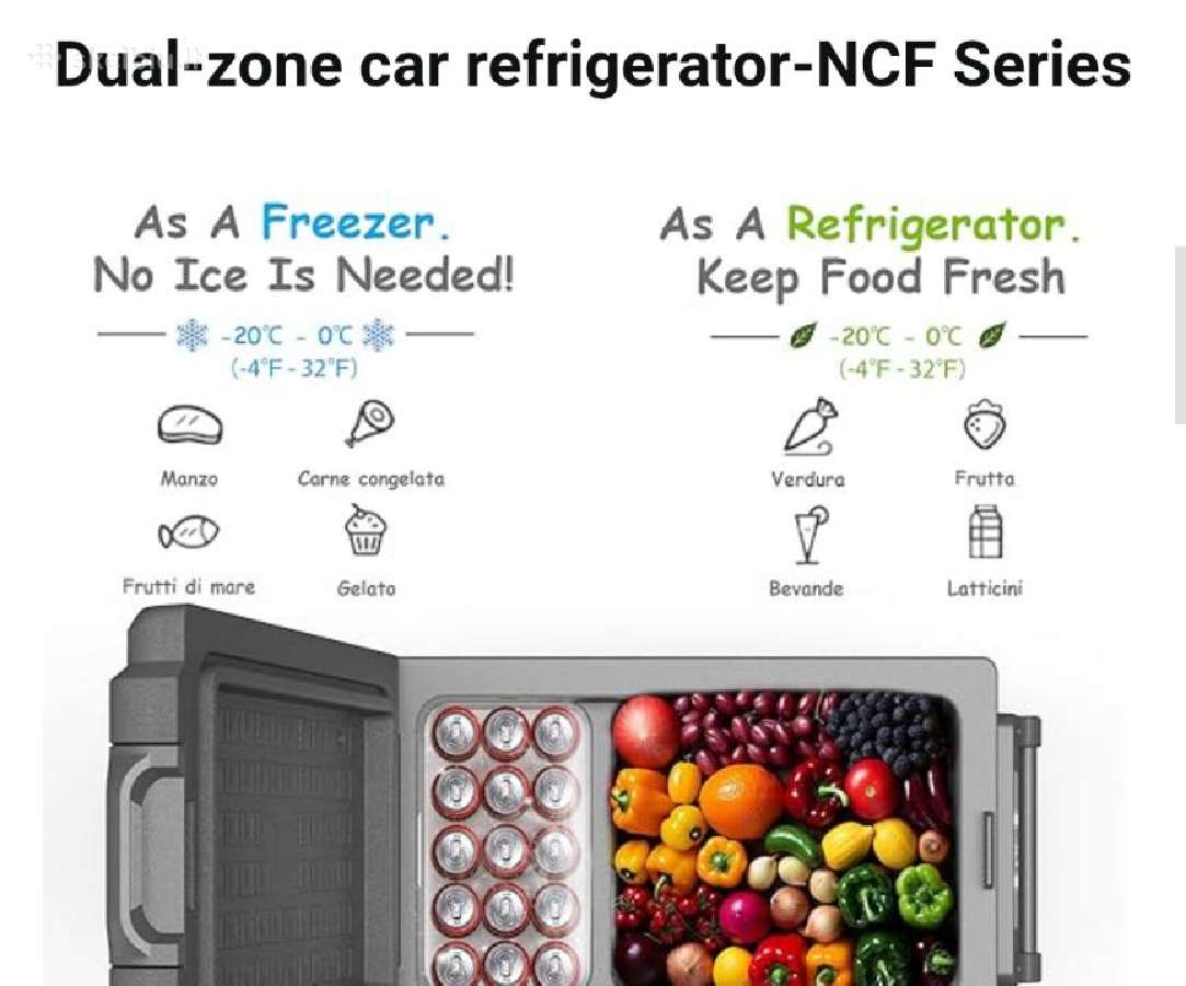 Alpicool Ncf series 30/40/50 L Bluetooth 12/24/220 - nuotraukos Nr. 9
