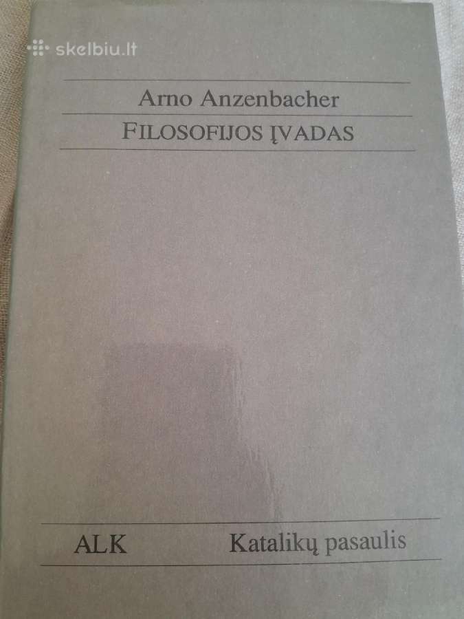 Filosofijos įvadas, Arno Anzenbacher
