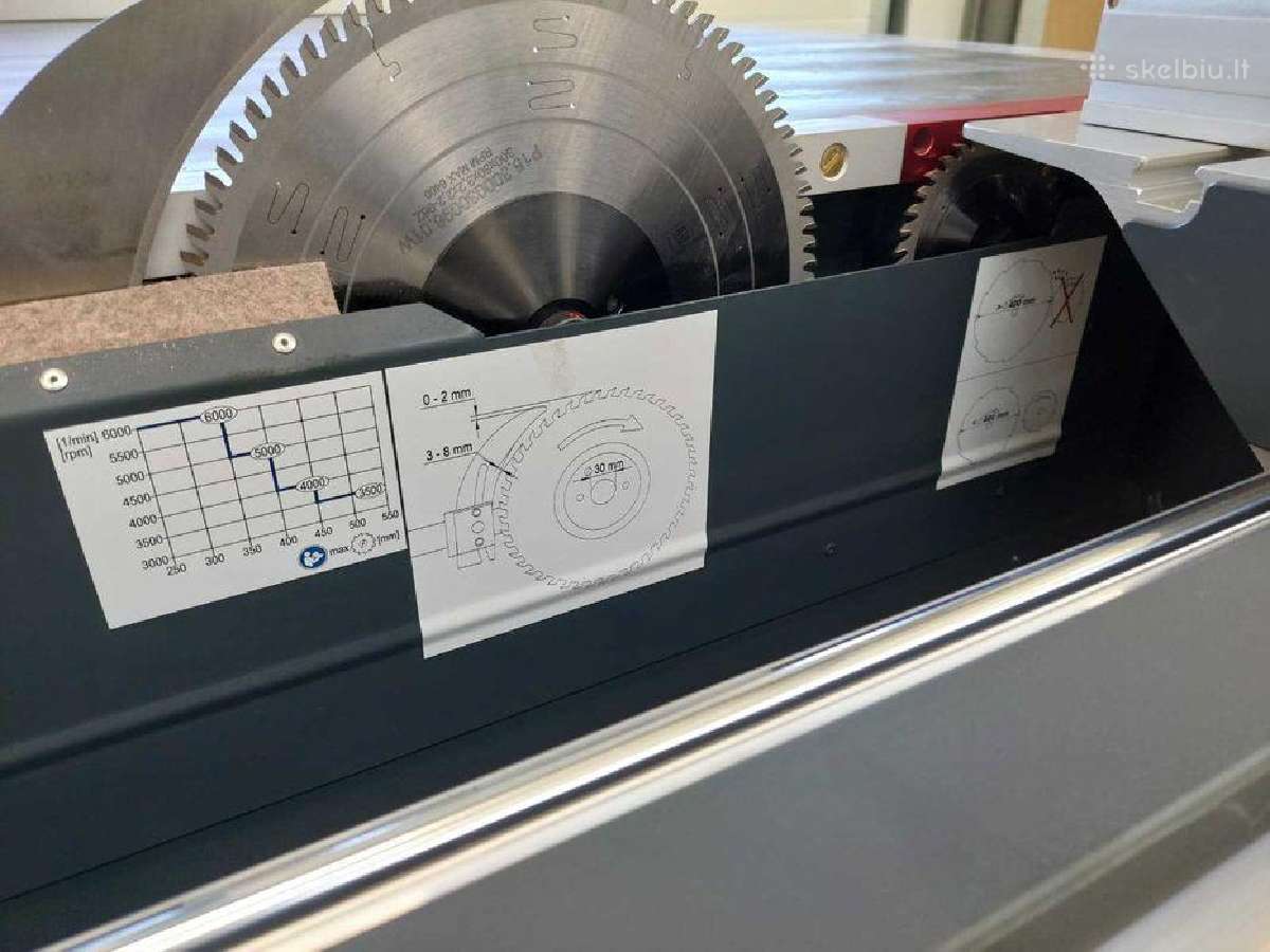 Parodinės formatinio pjovimo staklės Altendorf F45 - nuotraukos Nr. 7