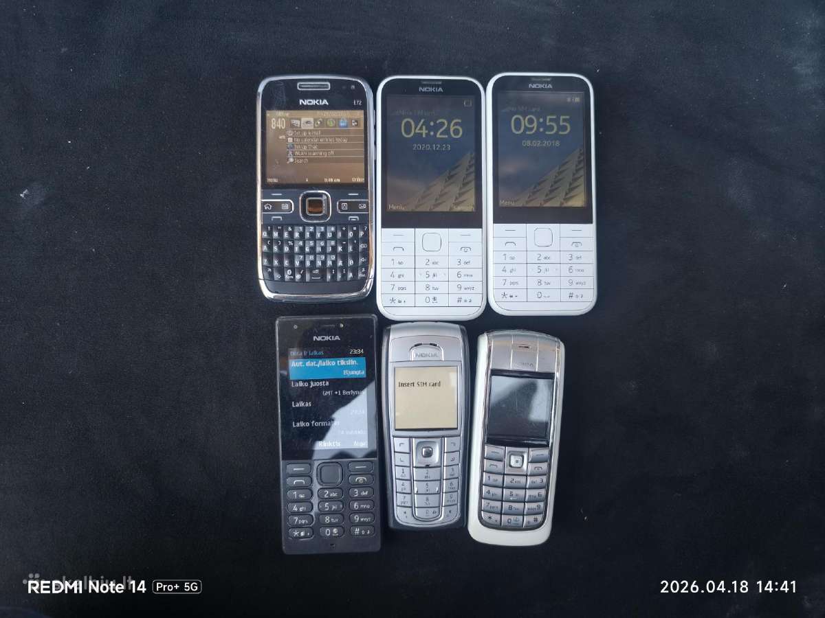 Nokia e72 225 216 6230 6020