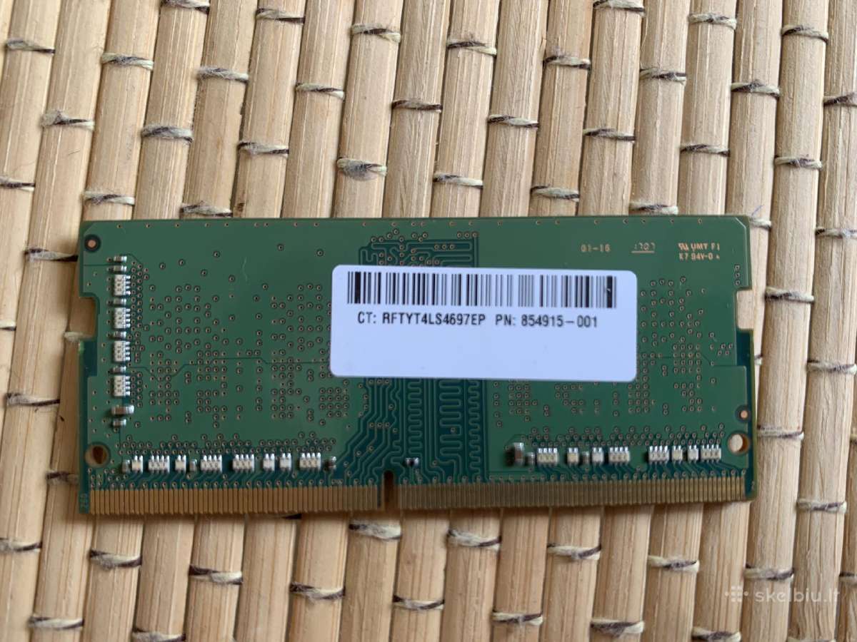 4gb Ddr4 Samsung Sodimm Nešiojamam Kompiuteriui - nuotraukos Nr. 2