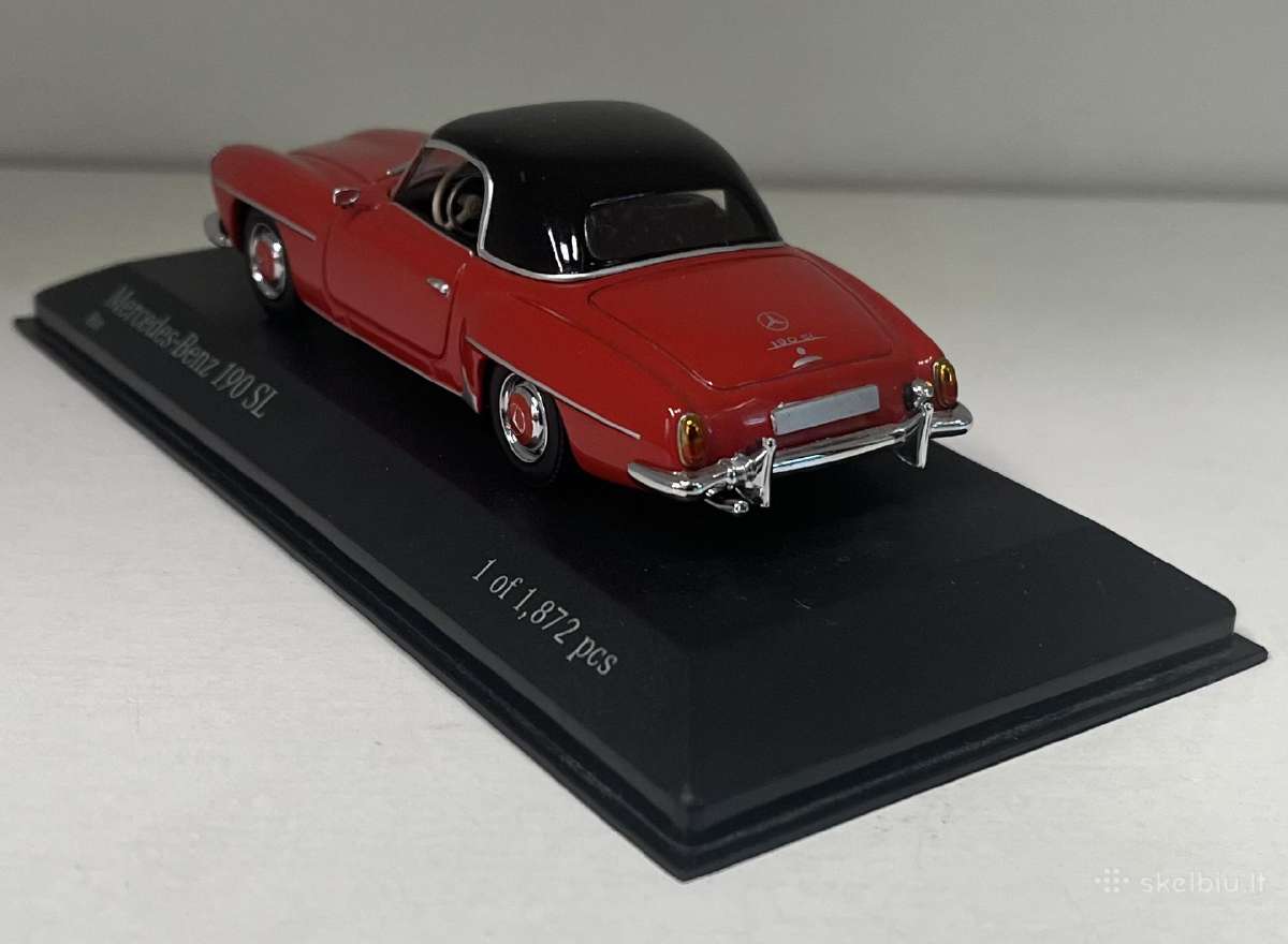 Kolekciniai modeliukai-mercedes 190sl - nuotraukos Nr. 2