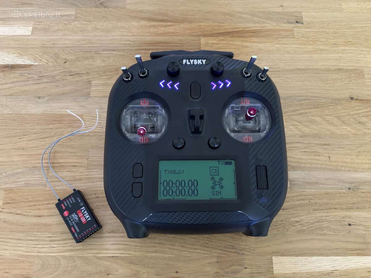 Apynaujis Transmiteris FS-st8 ir Receiveris FS-sr8