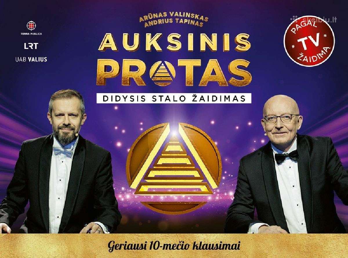 Stalo žaidimas auksinis protas