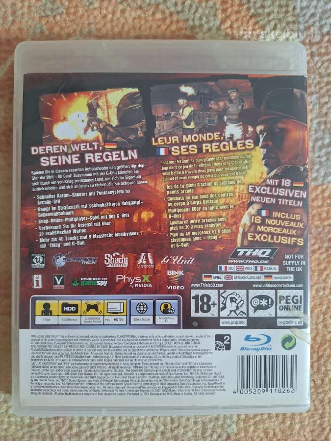 50 cent blood on the sand PS3 - nuotraukos Nr. 3