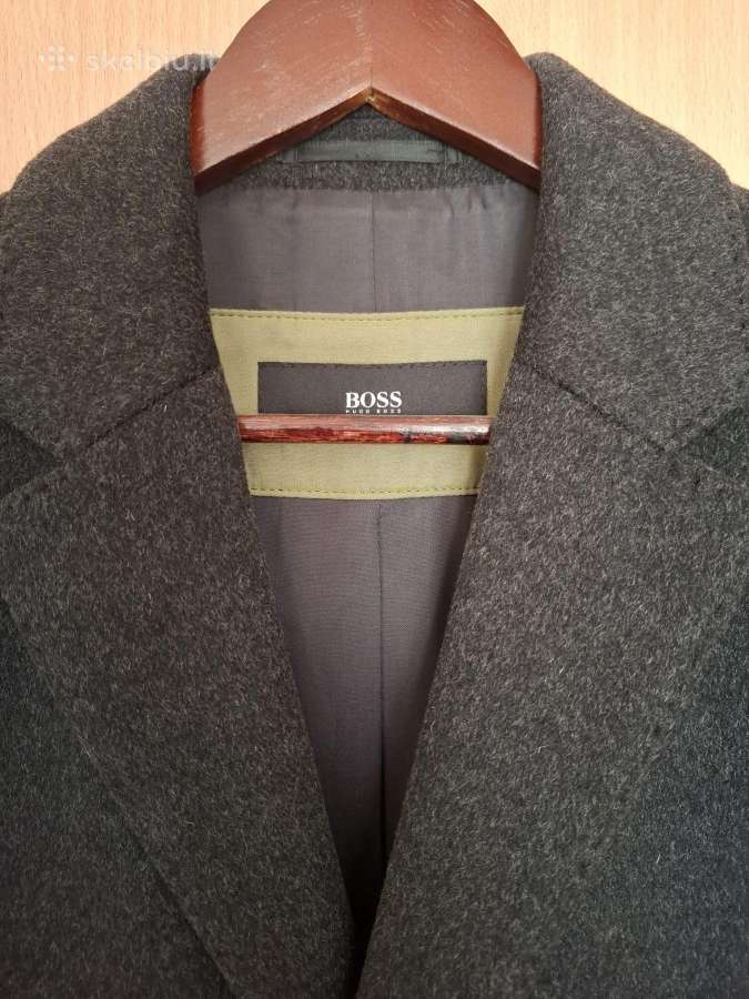 Hugo Boss Cashmere & Wool Coat (Slim Fit / Long) - nuotraukos Nr. 2