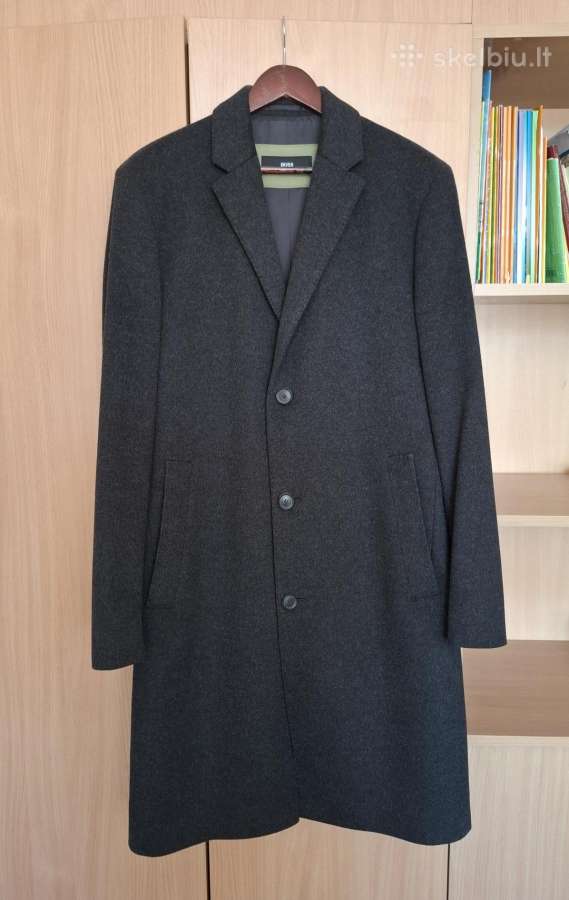 Hugo Boss Cashmere & Wool Coat (Slim Fit / Long)