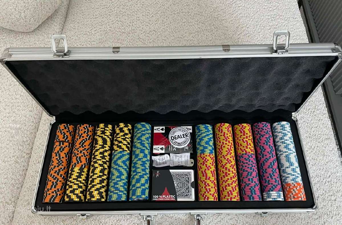 Monte Carlo Pokerio žetonų rinkinys