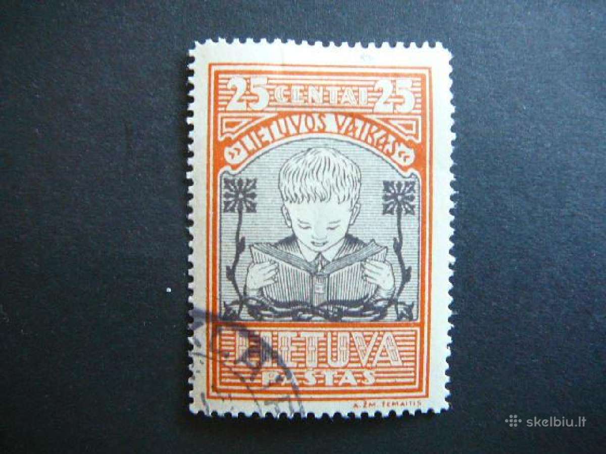 Lietuva 1933 Septyndieniai antsp. lit367aa