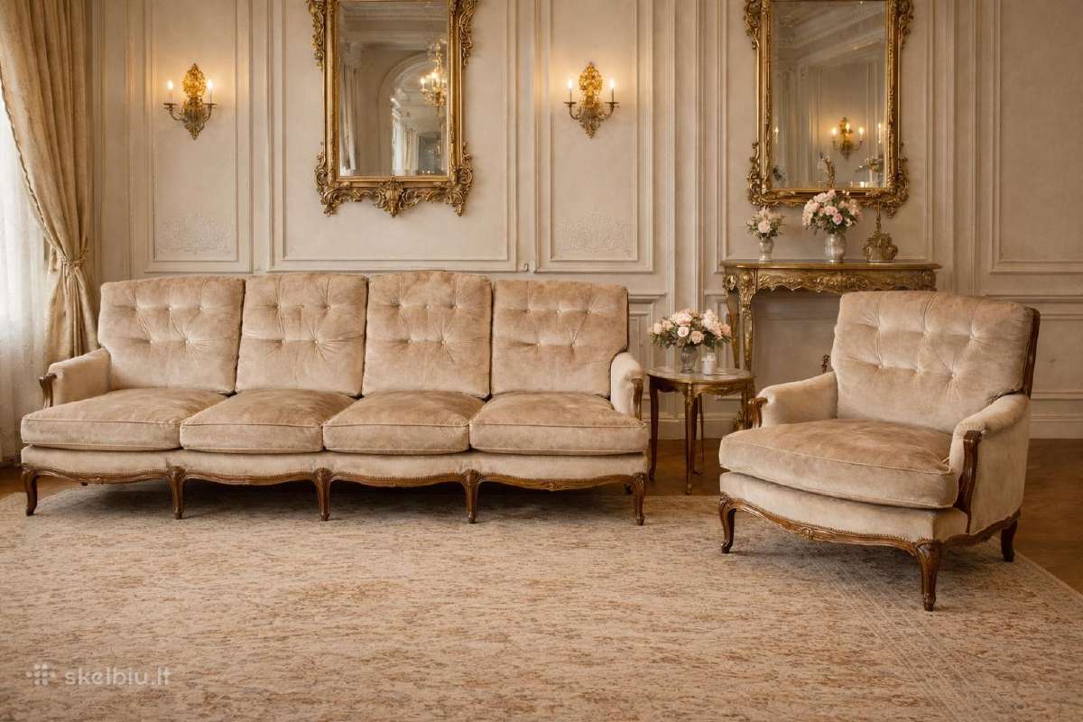 Louis XV stiliaus komplektas