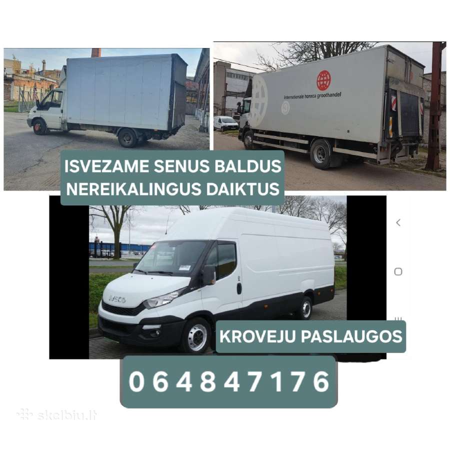 Kroviniu pervezimas Perkraustymas Kroveju pagalba