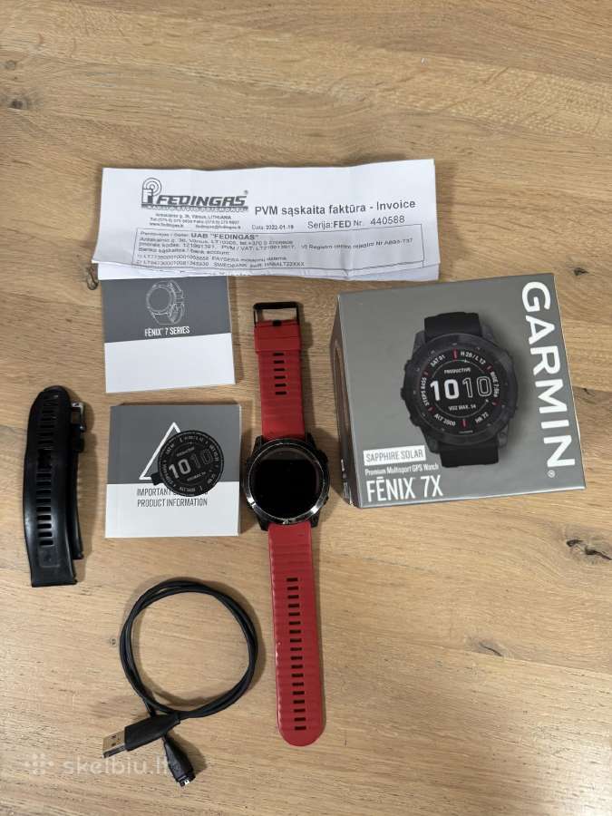 Garmin fenix 7x sapphire solar