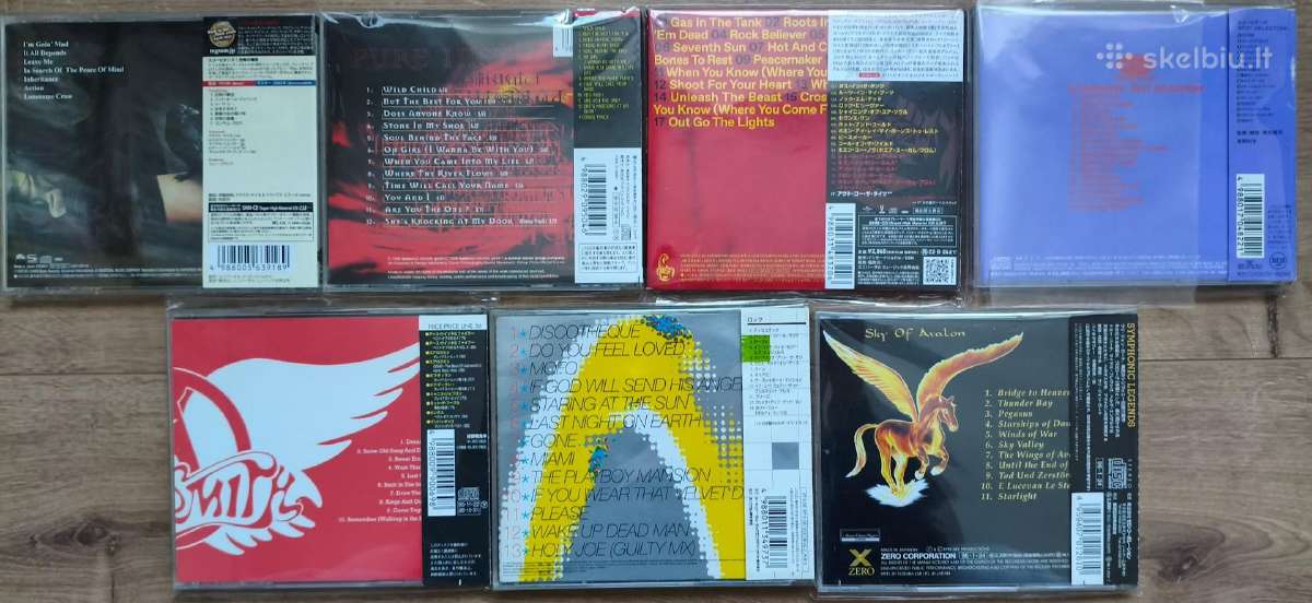Scorpions, Aerosmith, U2,uli Jon Roth Japoniški CD - nuotraukos Nr. 2