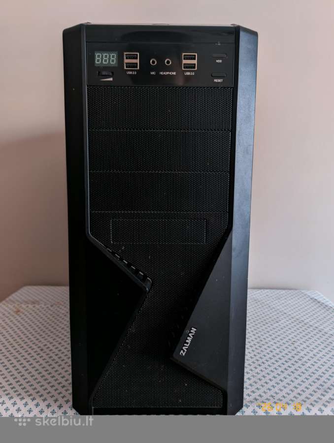 Kompiuteris: „Asus 660“ vaizdo plokštė, 8 GB RAM