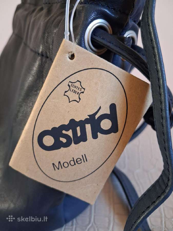 Astrid nauja tamsiai mėlyna odinė rankinė - nuotraukos Nr. 6