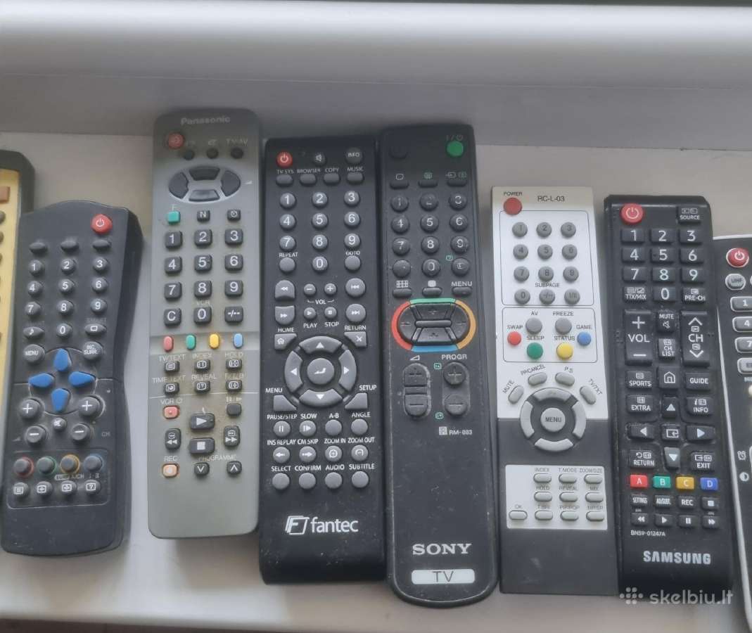 TV valdymo pultai