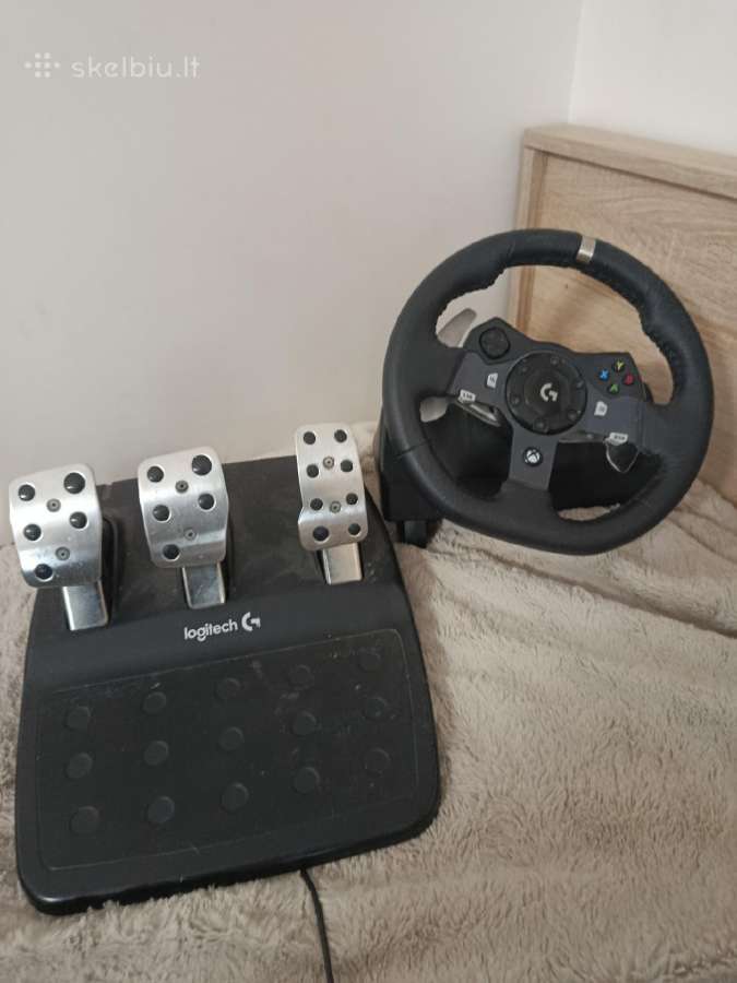 Parduodu Logitech g920 žaidimų vaira.