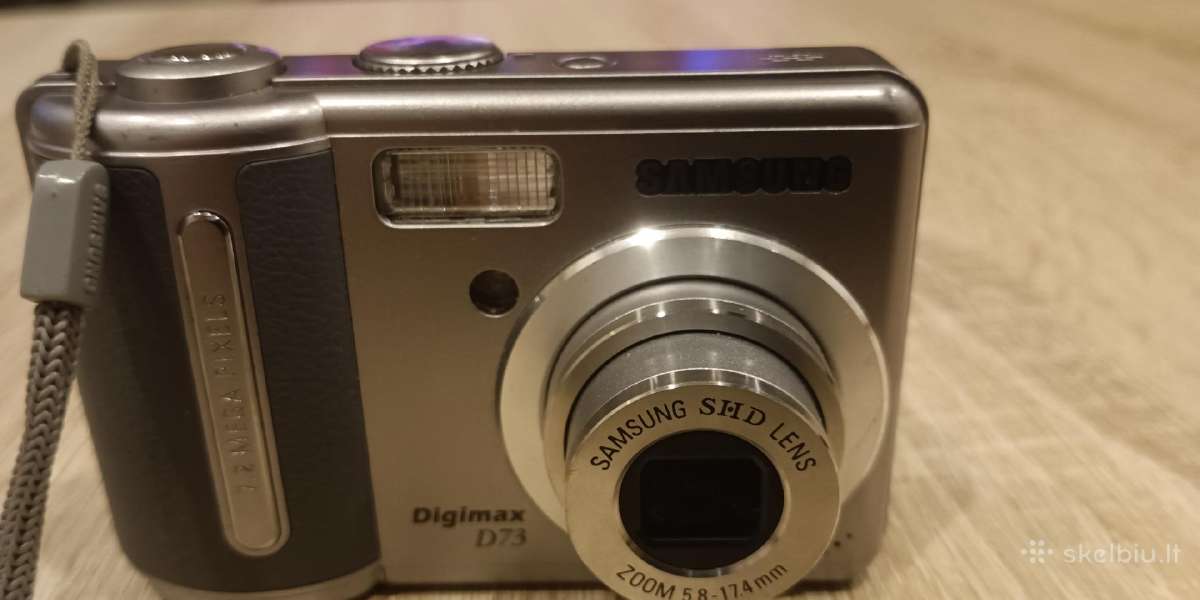 Samsung Digimax D73 fotoaparatas