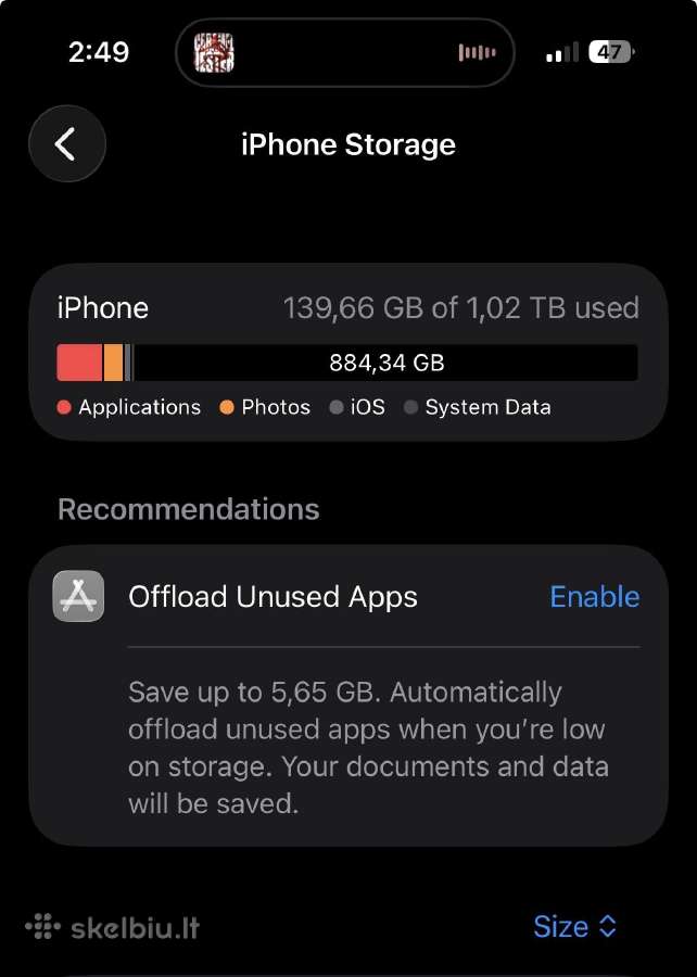 iPhone 14 Pro 1tb - nuotraukos Nr. 4