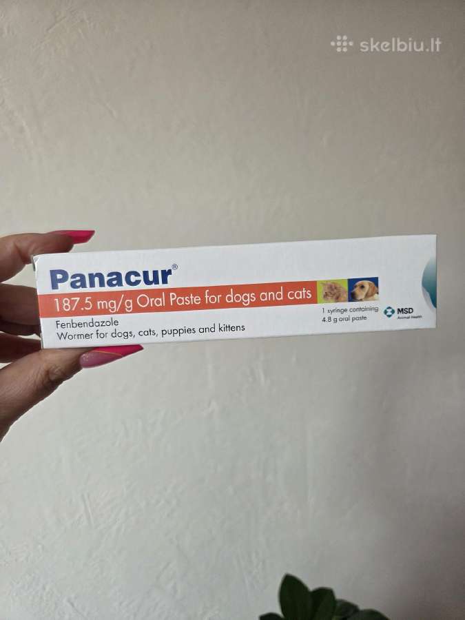 Panacur pasta šunims ir katėms