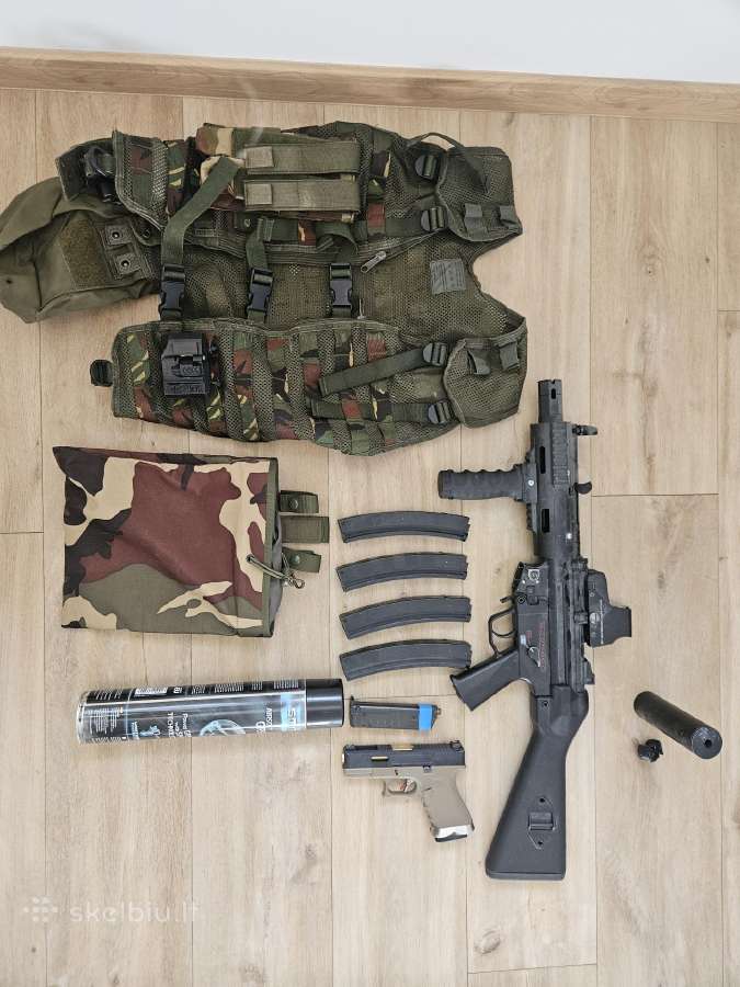 Airsoft iranga (Mp5, Glock)