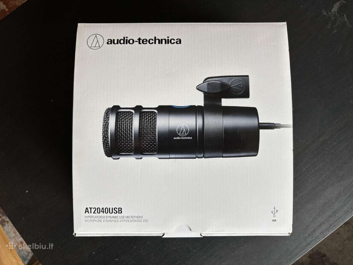 Naujas Audio-technica At2040usb mikrofonas