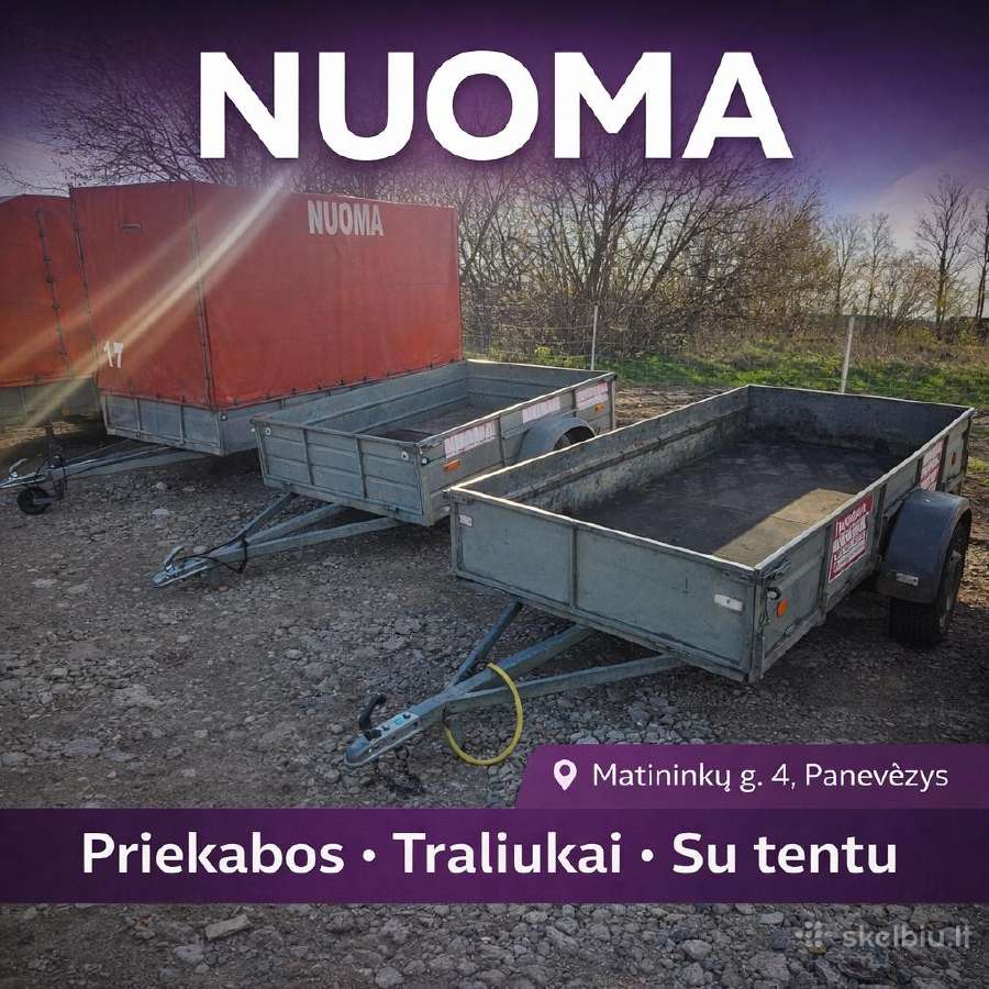 Priekabų nuoma