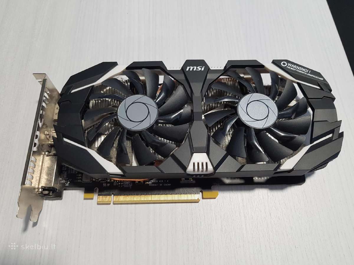 Msi Geforce Gtx 1060 3gb Vaizdo Plokštė