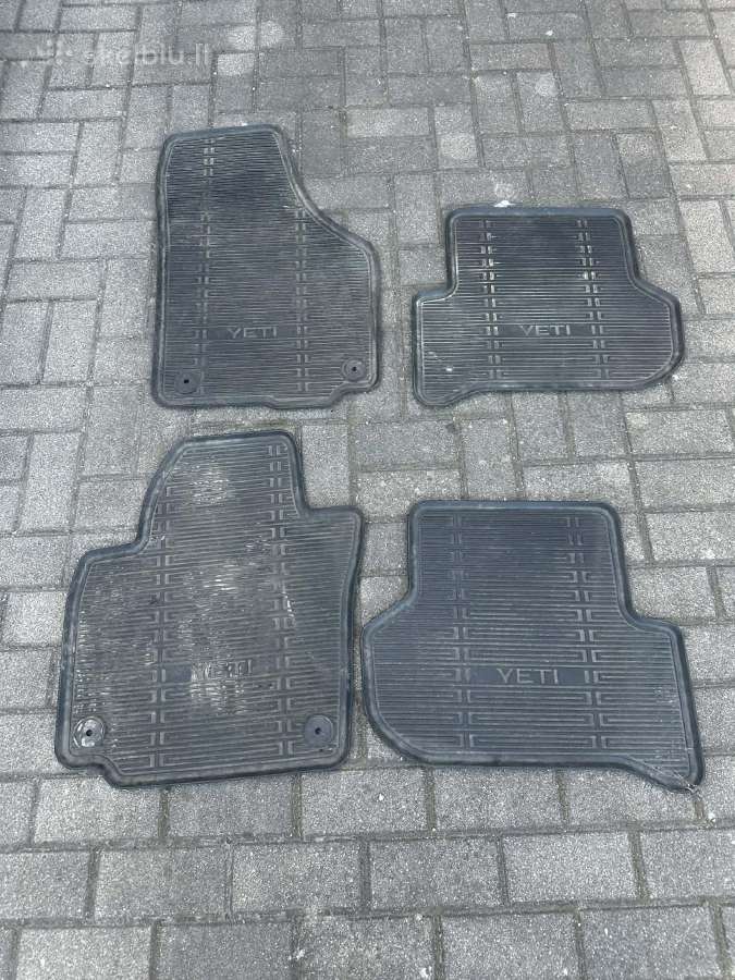 Skoda Yeti originalūs kilimėliai.