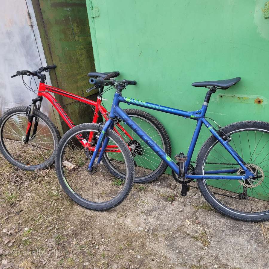 Dviraciai su aliumininiu remu.