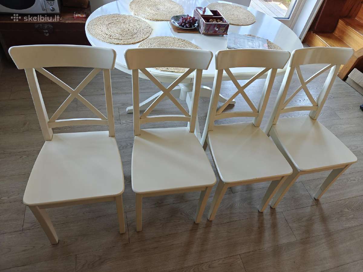 Ikea "Ingolf" kėdė balta - nuotraukos Nr. 3