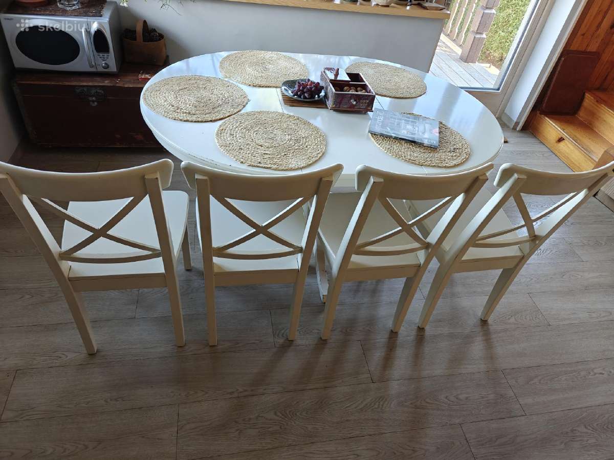 Ikea "Ingolf" kėdė balta - nuotraukos Nr. 4