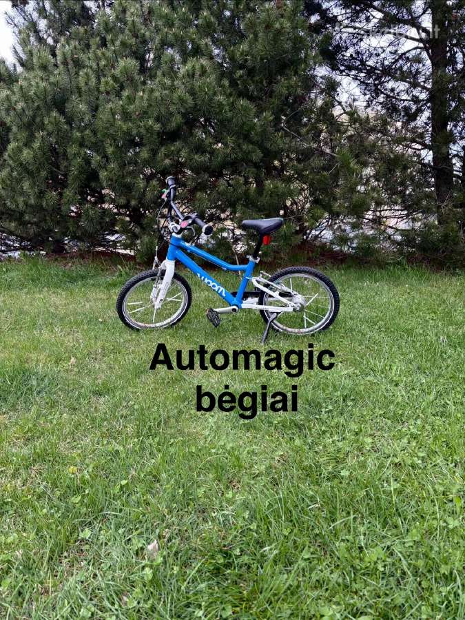 Woom 3 automagic labai lengvas 5,4kg