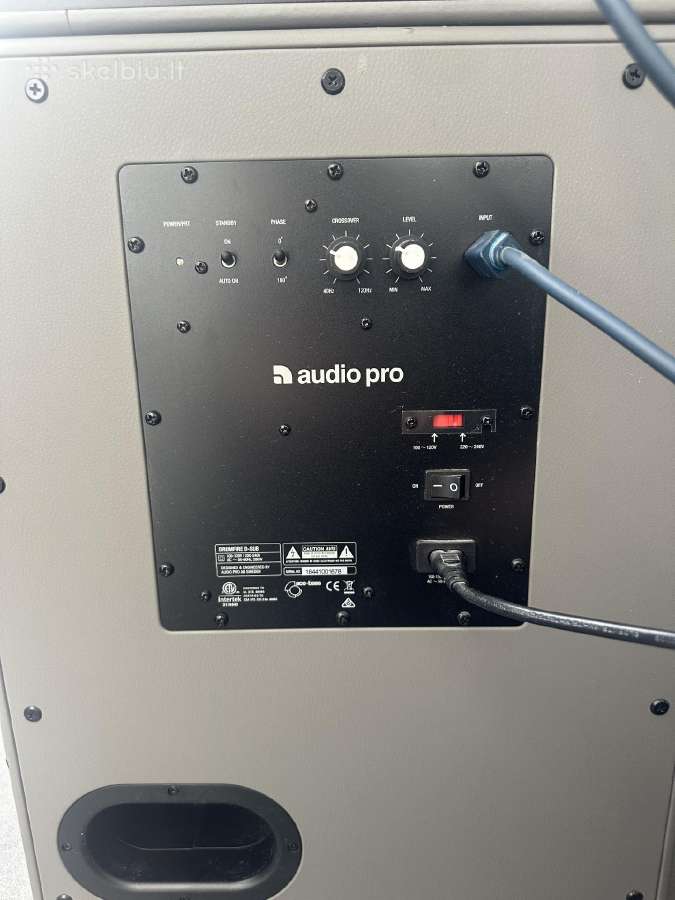 Audio pro Drumfire II kolonėlė - nuotraukos Nr. 8