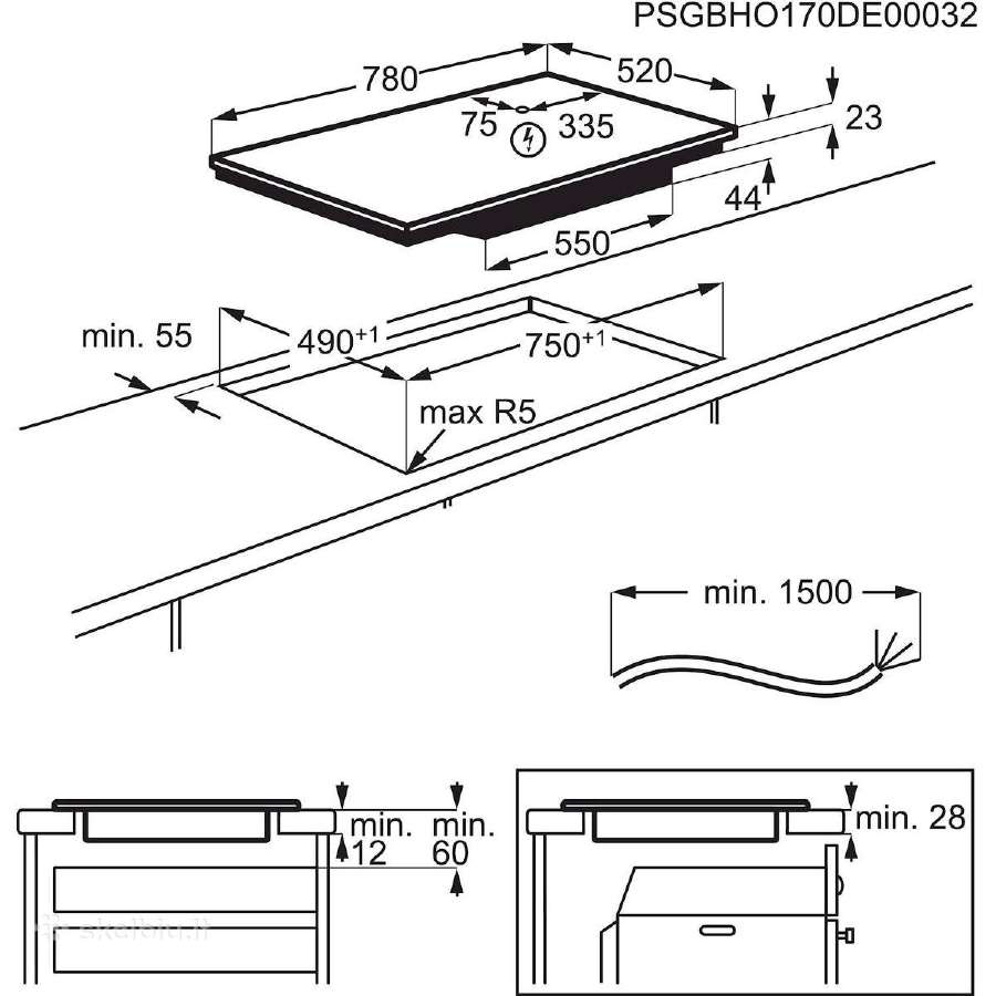 Electrolux Hob890pmf indukcinė su ekranu 78cm - nuotraukos Nr. 6