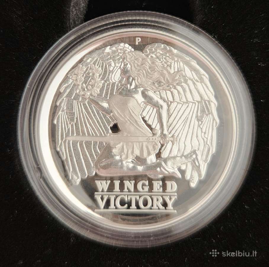 Reta sidabrinė Winged Victory moneta
