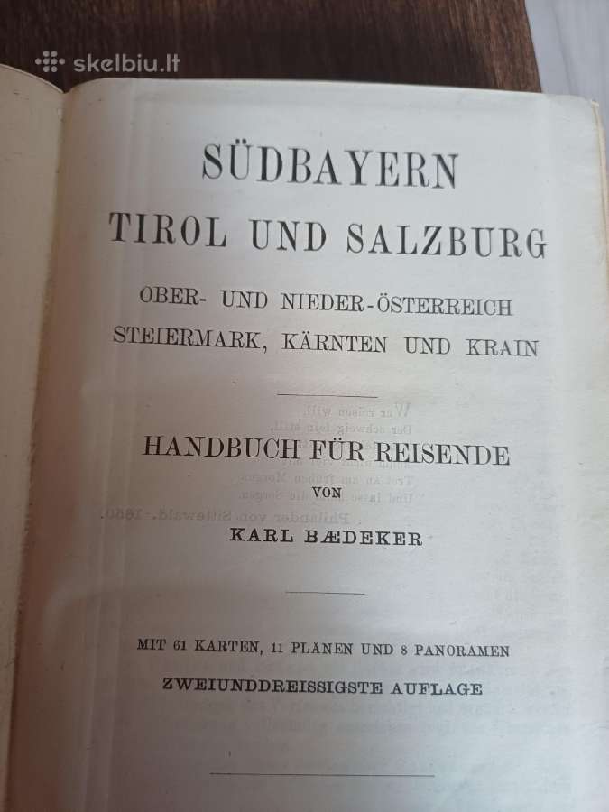 Parduodu knyga,kelionių vadovas,1906m - nuotraukos Nr. 29