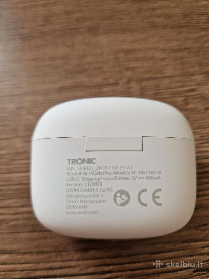 Belaidės ausinės Tronic Ttsk E1 A1 - nuotraukos Nr. 8