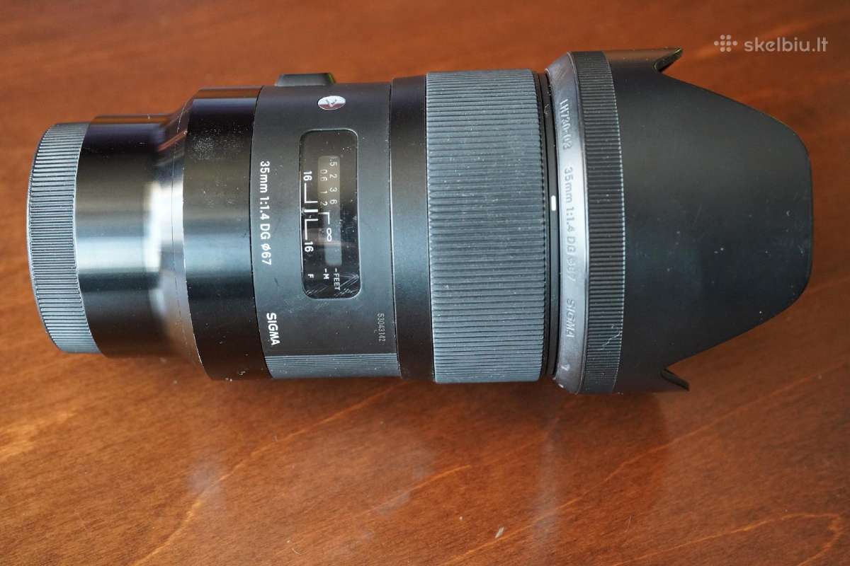 Sigma 35mm, F1.4 Dg Art, Sony E - nuotraukos Nr. 2