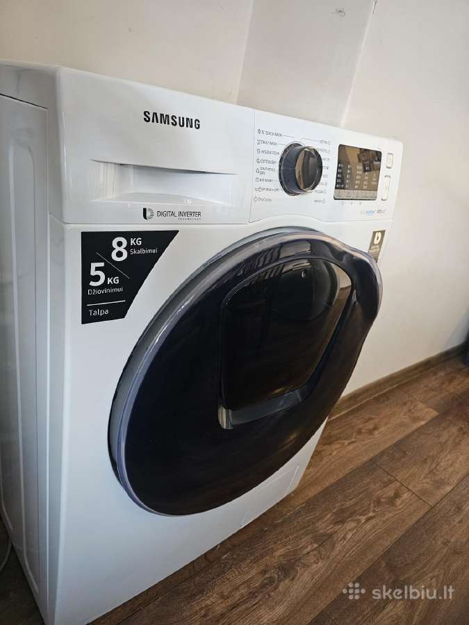Skalbimo mašina Samsung su džiovinimo funkcija
