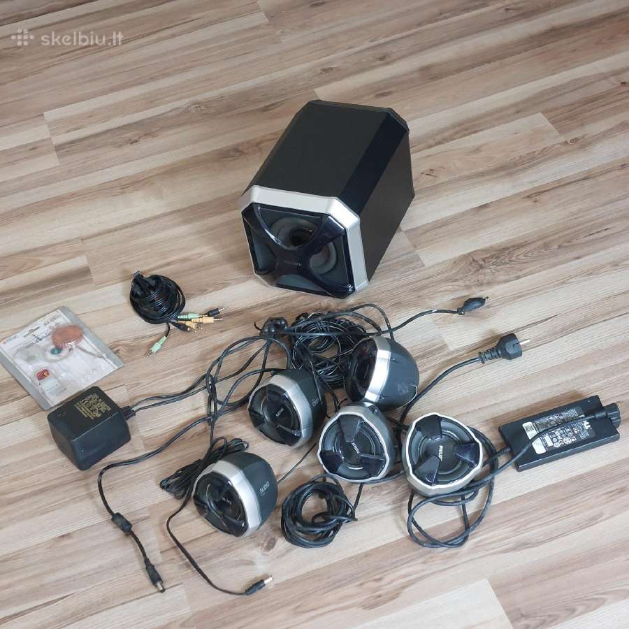 Garso kalonėlės ir Ac adapteris - nuotraukos Nr. 2