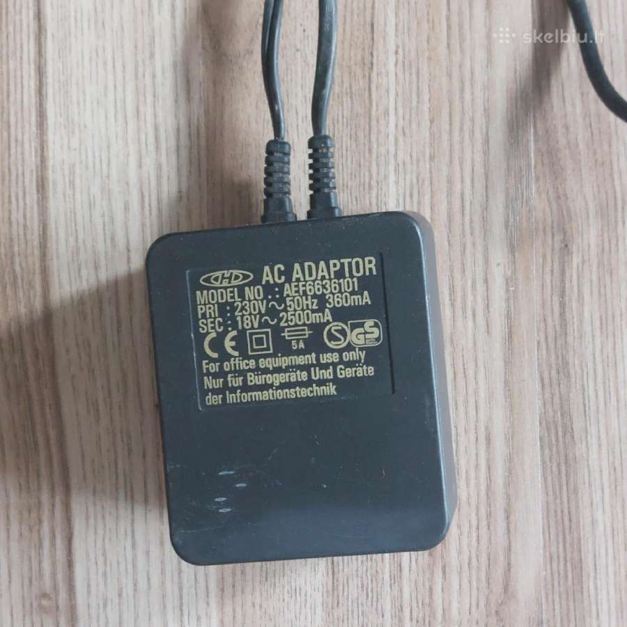 Garso kalonėlės ir Ac adapteris - nuotraukos Nr. 30
