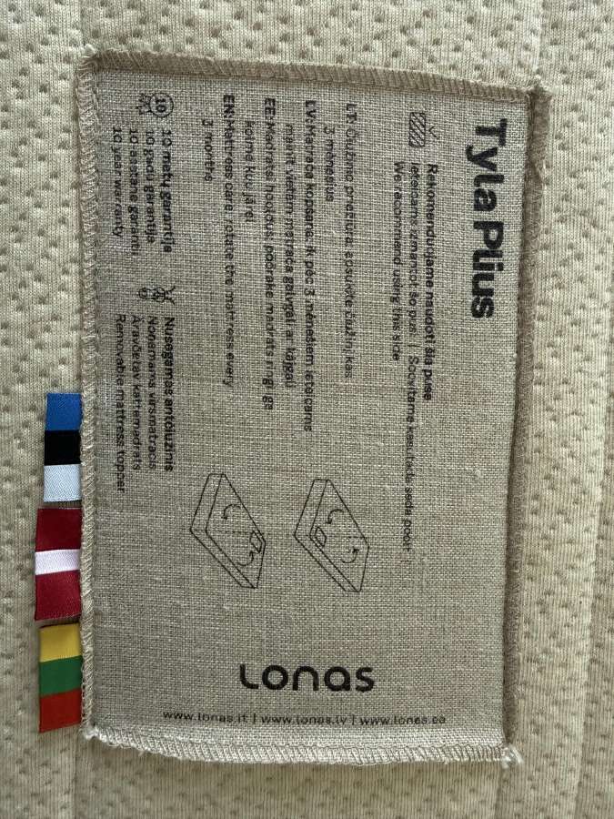 Lonas Tyla Plius čiužinys 160*200 - nuotraukos Nr. 3