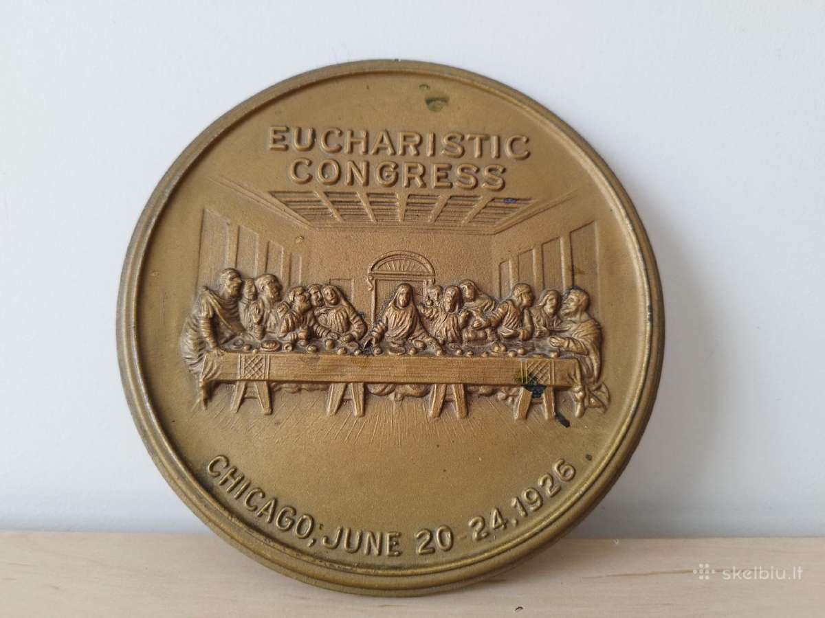 Proginis Paskutinės vakarienės medalis - nuotraukos Nr. 2