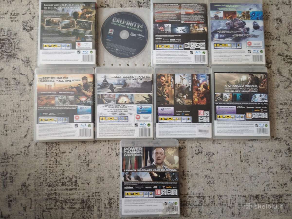 Call of duty PS3 kolekcija - nuotraukos Nr. 2