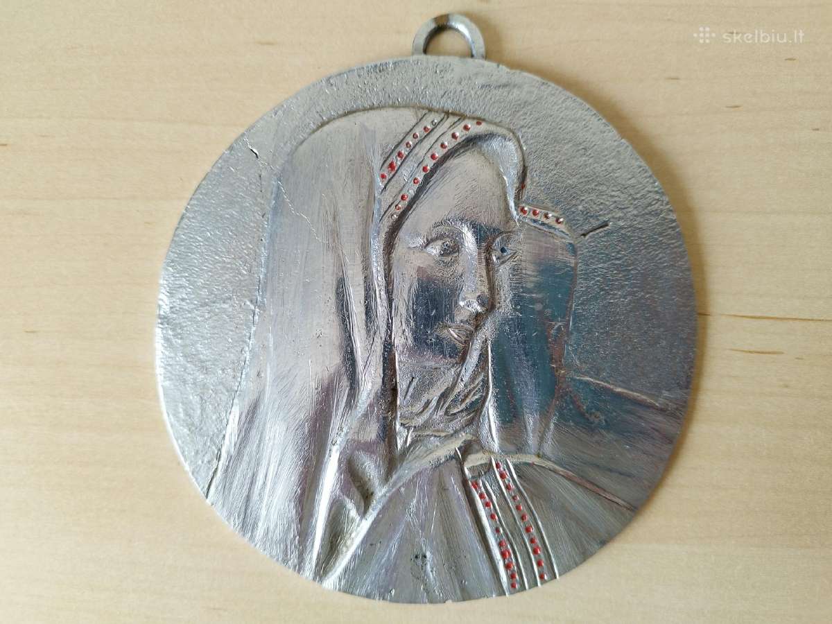 Mergelės Marijos medalis/bareljefas - nuotraukos Nr. 2