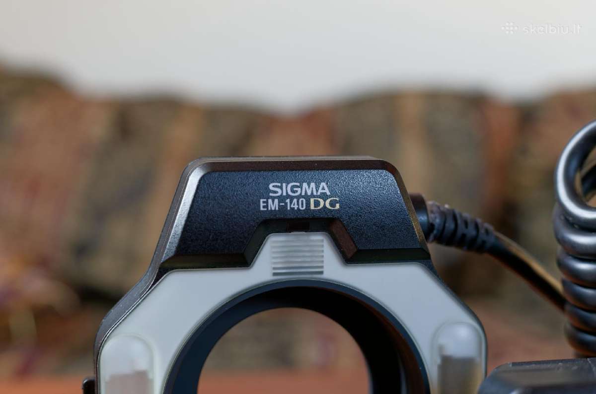 Sigma Em-140 Dg macro blykstė Canon fotoaparatui - nuotraukos Nr. 2