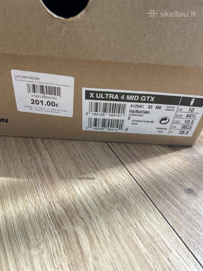 Salomon x ultra 4 mid gtx turistiniai batai - nuotraukos Nr. 7