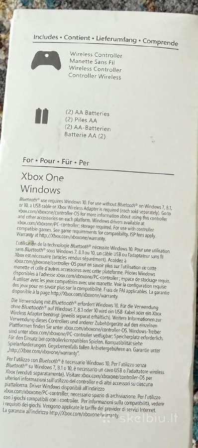 Belaidis Xbox one (windows) pultas - nuotraukos Nr. 3